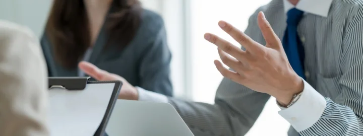 お客様とのお打ち合わせ